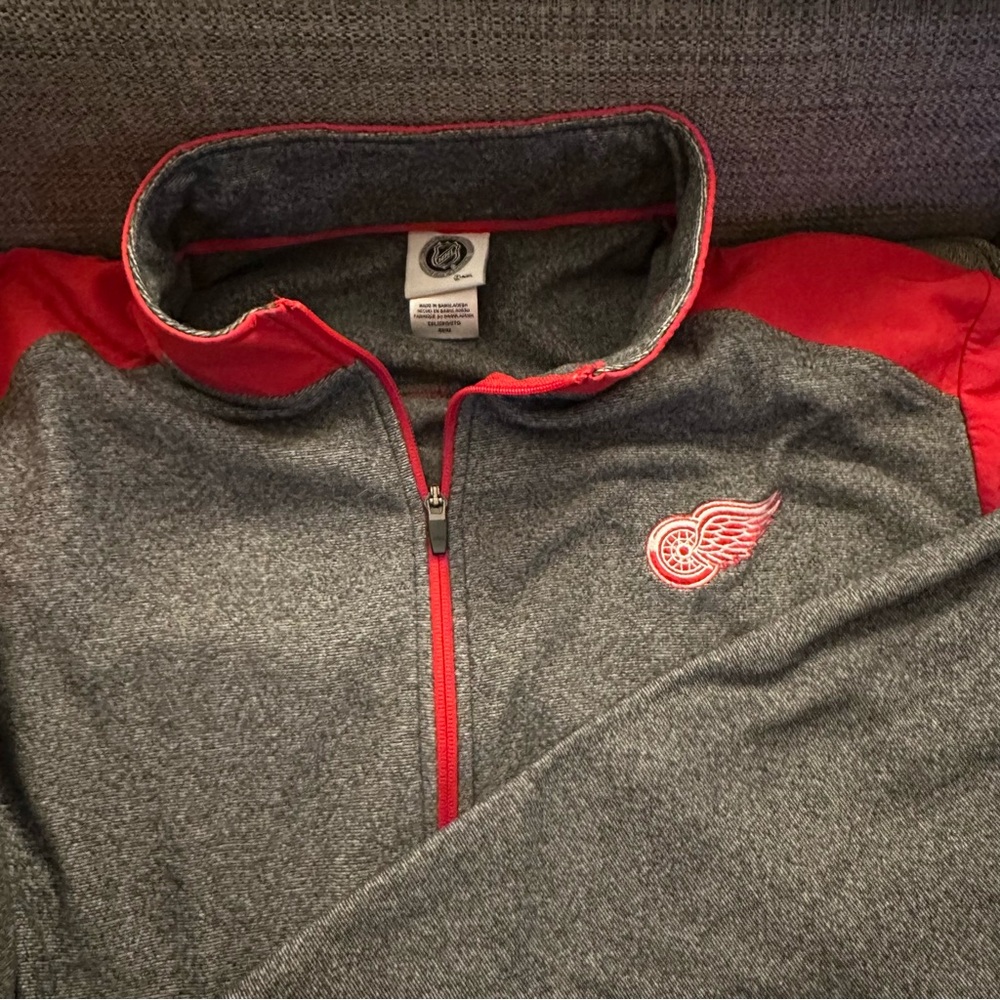 Detroit Red Wings 2xl full zip fleece type jacket